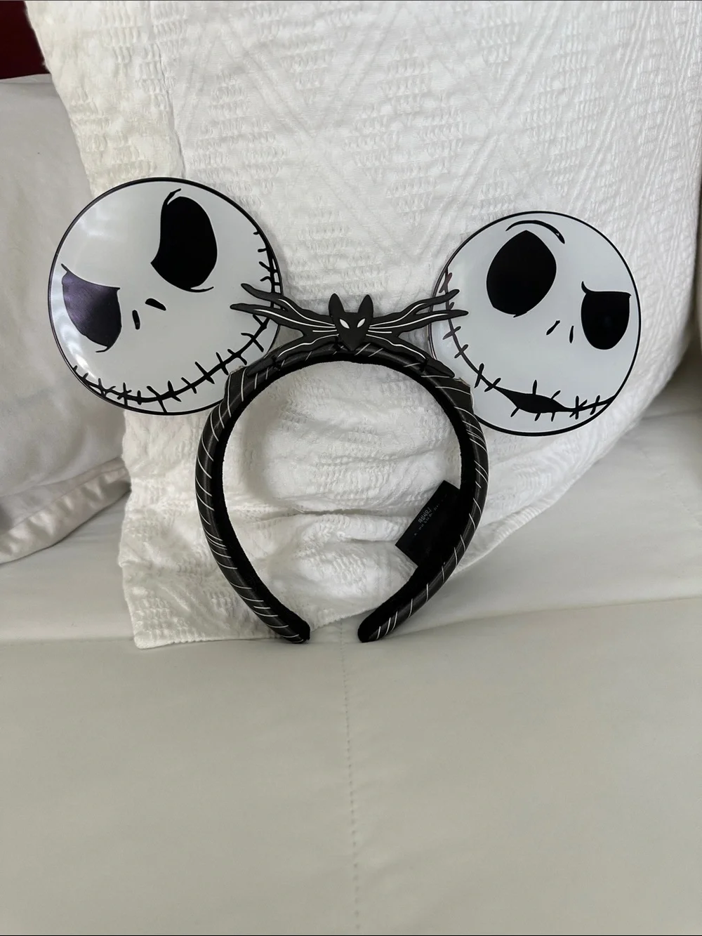 Disney Jack Skellington NBC Ear Headband - Black and White